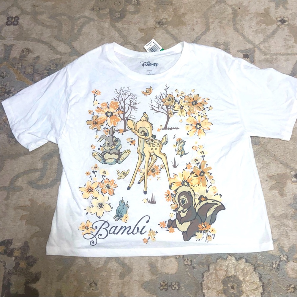 Cropped Bambi Tshirt